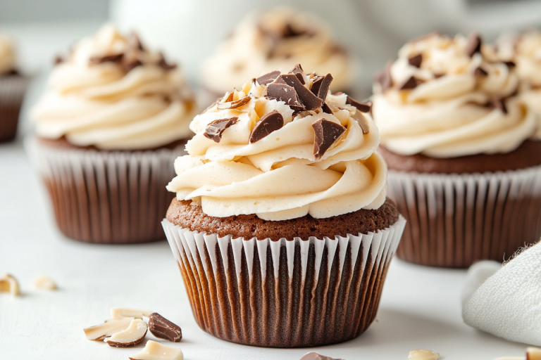 almond joy cupcakes