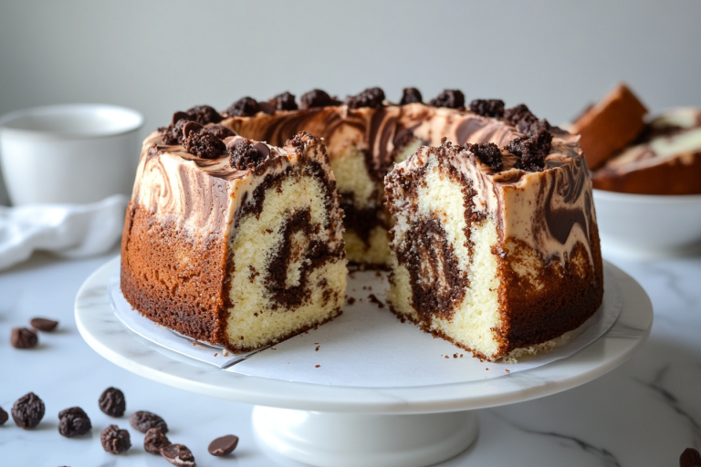 amish chiffon marble cake
