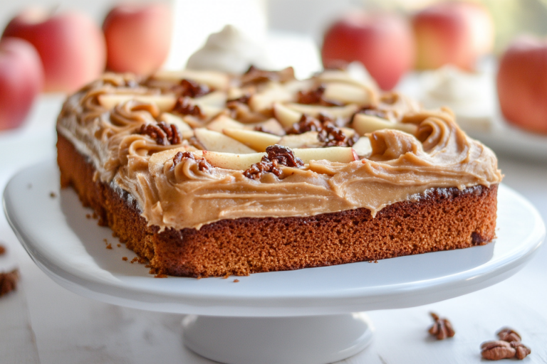 apple butter sheet cake