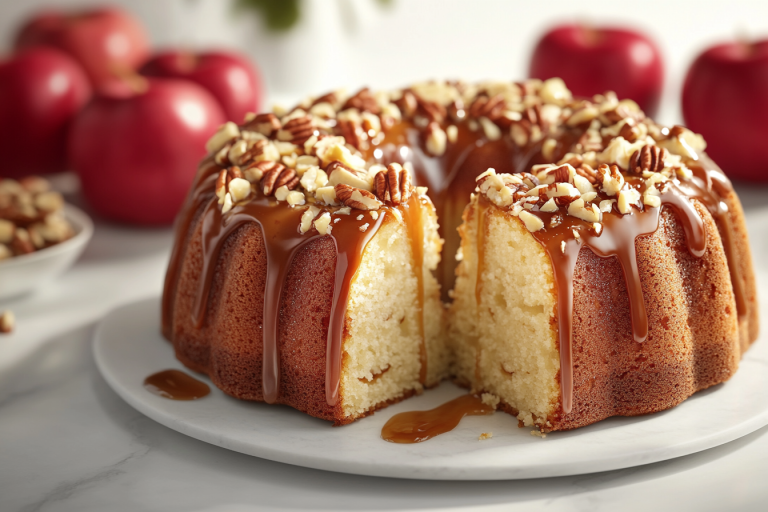 apple walnut cake