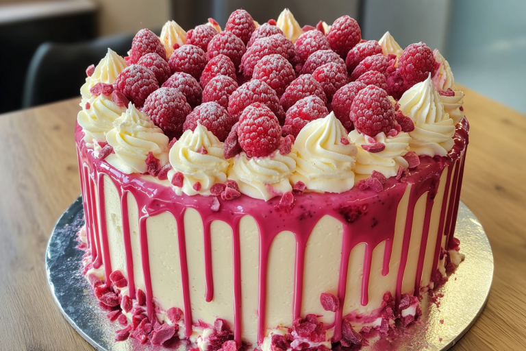 almond raspberry swirl cake