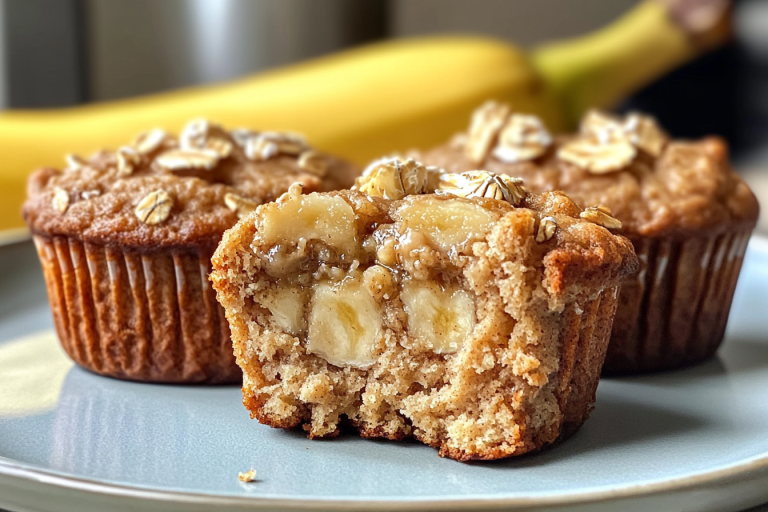 almond flour banana muffins