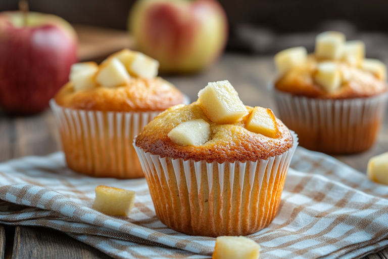 apple sour cream muffins